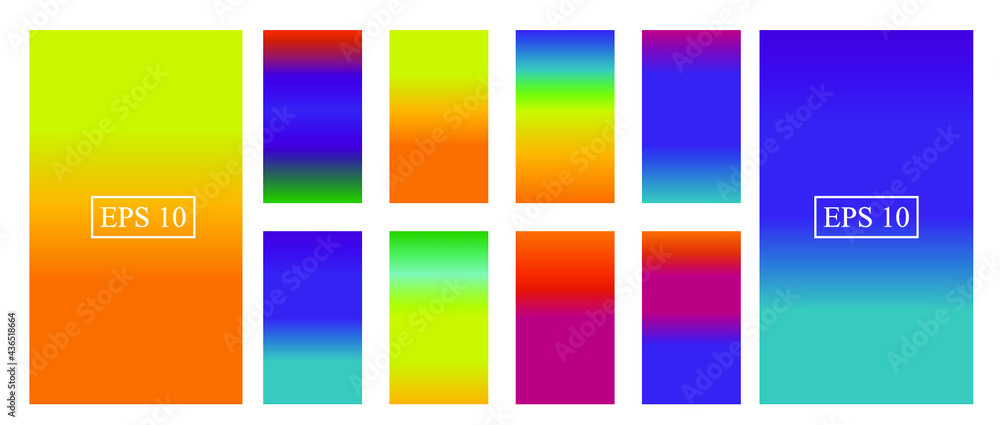 Fototapeta premium Soft color background. Soft color gradients. Modern screen vector design for mobile app.