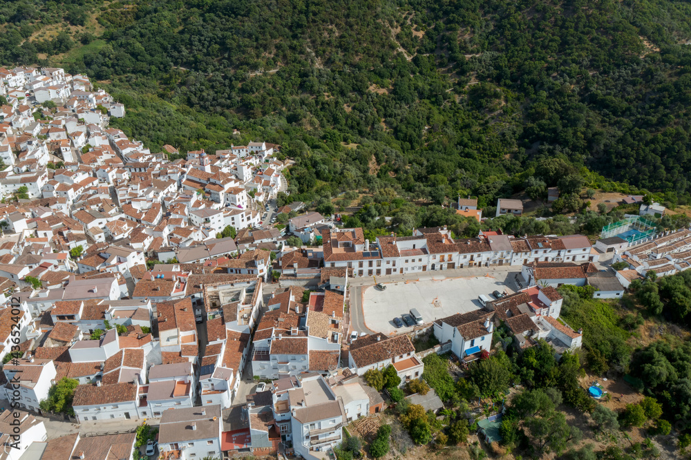 Municipio de Benarrabá en la comarca del valle del Genal, Andalucía
