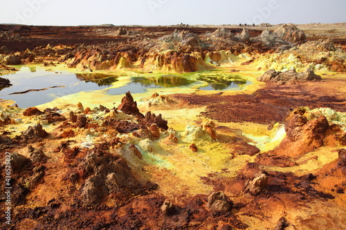 Dallol in the Danakil Depression,, Ethiopia