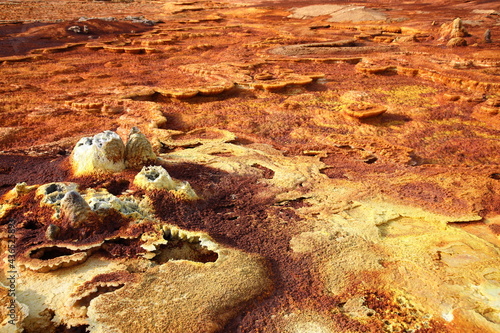 Dallol in the Danakil Depression,, Ethiopia