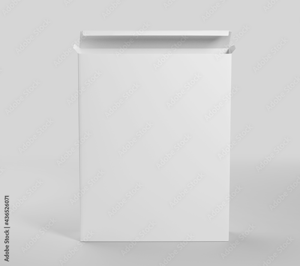 Blank white software box Mockup, medium size Cardboard package box, 3d rendering isolated on light gray background, ready for your design Blank white software box Mockup, medium size Cardboard package box, 3d rendering isolated on light gray background, ready for your design