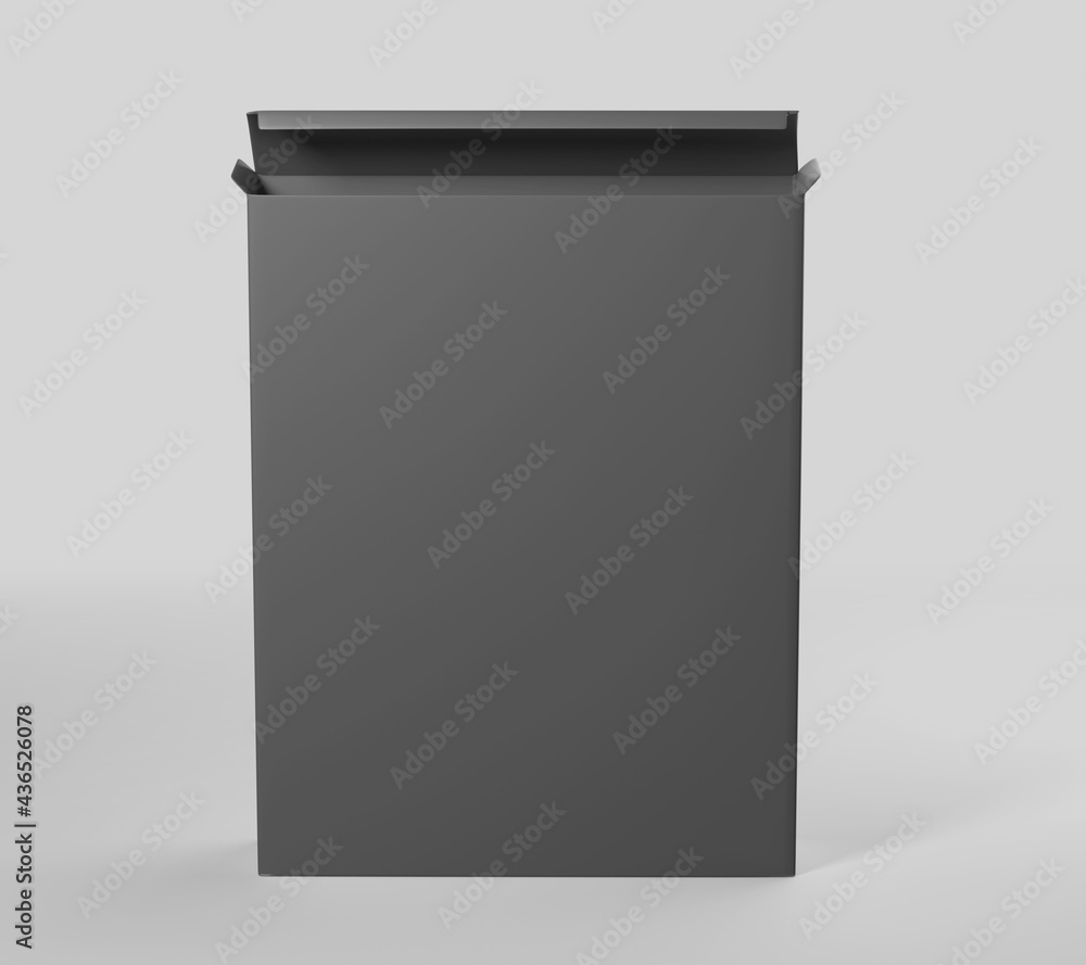 Blank white software box Mockup, medium size Cardboard package box, 3d rendering isolated on light gray background, ready for your design Blank white software box Mockup, medium size Cardboard package box, 3d rendering isolated on light gray background, ready for your design