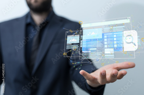 Interface web application i...