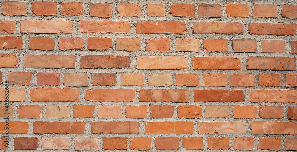 natural red bricks of different sizes and shades for background natural red bricks of different sizes and shades for background