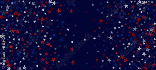 National American Stars Vector Background. USA Veteran's 11th of November Labor 4th of July Independence Memorial President's Day