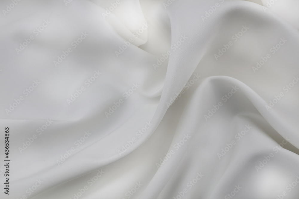 Obraz premium White silk fabric lines