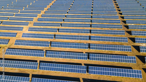 Solar panels, photovoltaic, alternative power source - selective focus © Андрей Трубицын
