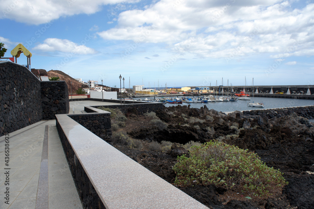 La Restinga is a new town with a port on the island of El Hierro.Canary islands.Spain.