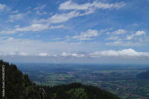 clouds over the mountains