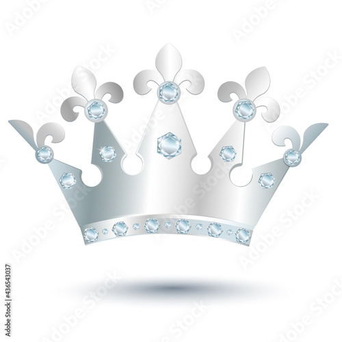 Vip platinum crown icon 