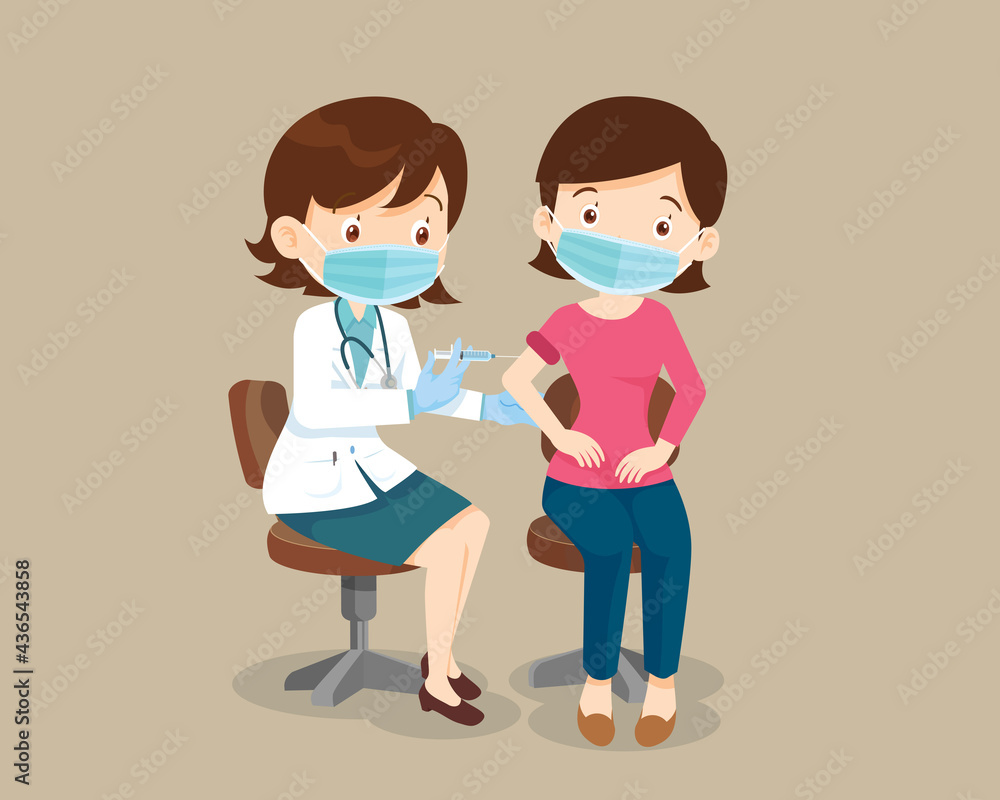 doctor injection vaccine for woman doctor injection vaccine for woman