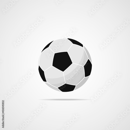 Soccer ball icon. Vector template