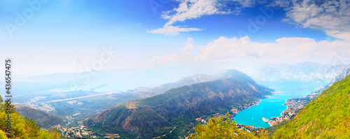 Bay of Kotor. Panorama. Montenegro 