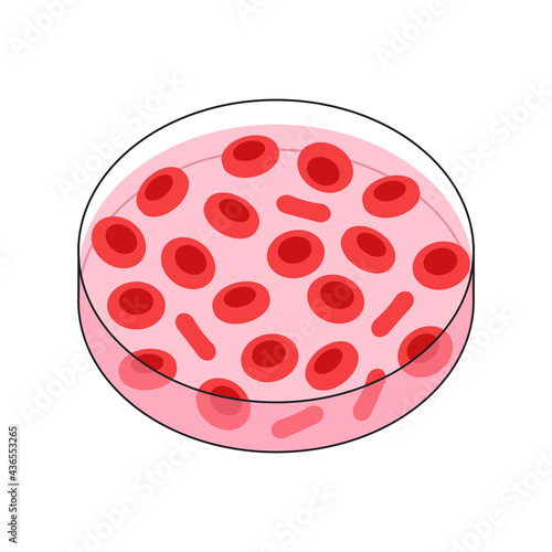 Blood structure concept