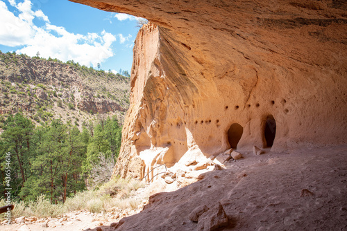 Alcove House Indian ruin in Bandelier National Monument, New Mexico, USA Fototapeta