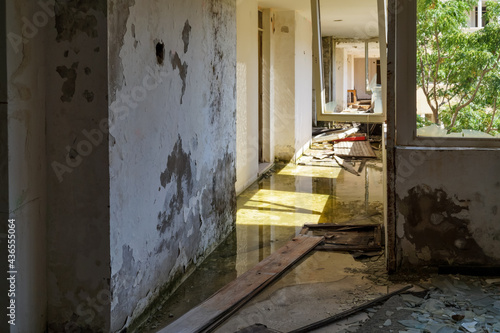 Croatia, The Abandoned Hotels of Kupari. Hotel burned and destroyed during the Croatian War of Independence. © kubek_77