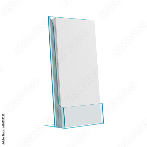 3D Flyer Glass Or Plastic Holder Stand photo