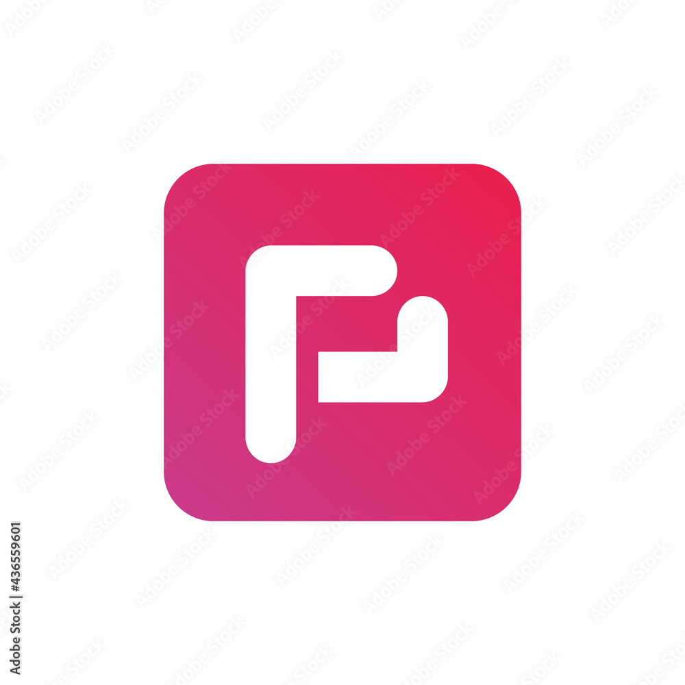 Creative letter P logo icon design template - Vector Creative letter P logo icon design template - Vector
