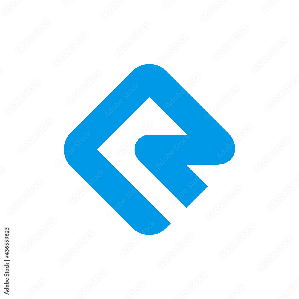 Letter R or CR logo icon design template - Vector Letter R or CR logo icon design template - Vector