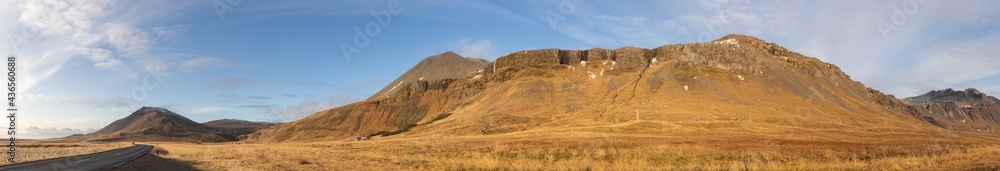 Views of the snæfellsnes peninsula mountains, Iceland Views of the snæfellsnes peninsula mountains, Iceland