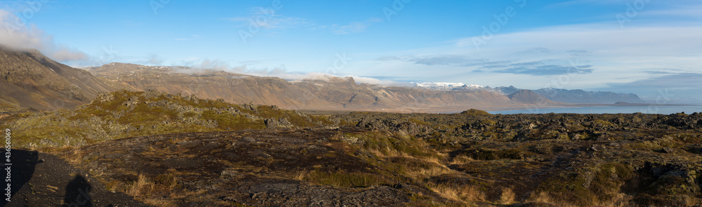 Views of the snæfellsnes peninsula mountains, Iceland Views of the snæfellsnes peninsula mountains, Iceland