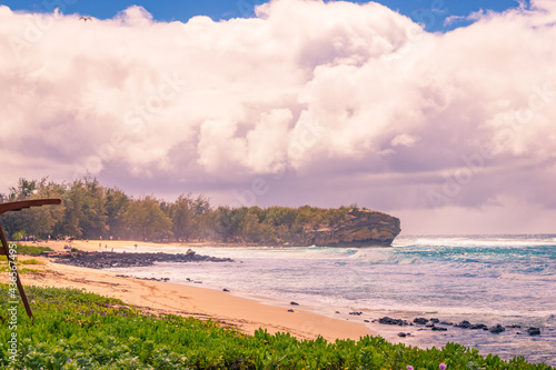 Oceanfront, Shipwreck Cove, Kauai photo