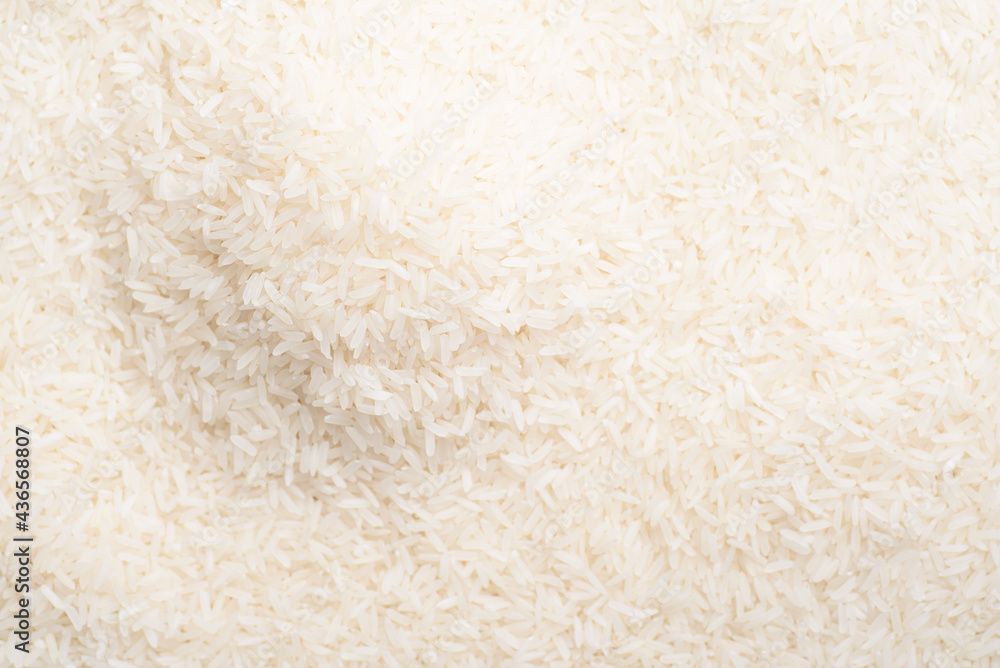 Thai Jasmine rice grain texture background, Asian Rice