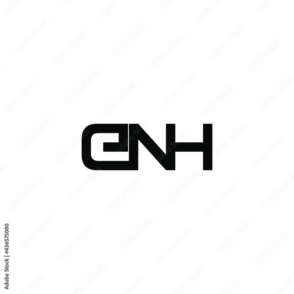 enh letter original monogram logo design enh letter original monogram logo design