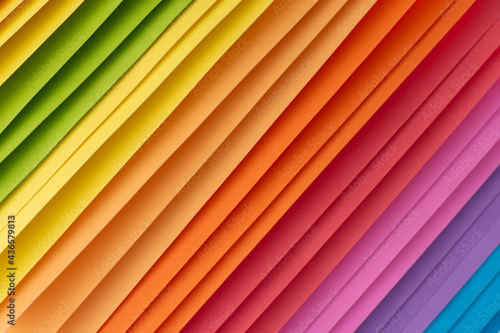 Obraz premium Rainbow origami papers