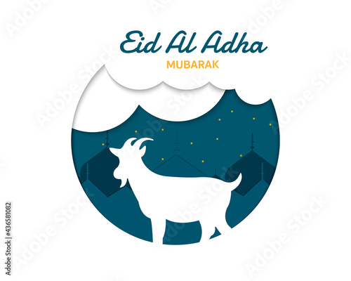 Eid Al Adha In Paper Style