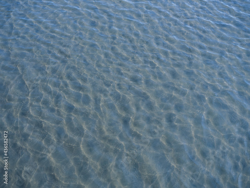 blue water waves in sunnyday 