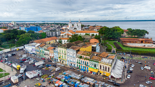 Famous Ver-o-Peso Market and the Fish Market in Belém, Para, Brazil photo