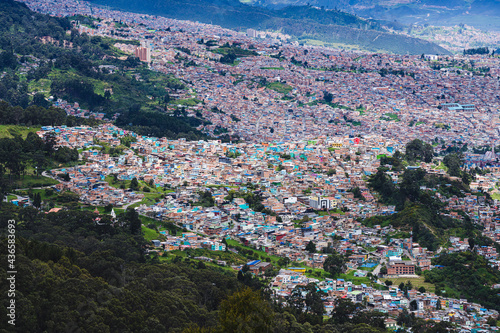 Bogota vue du Montserrate © Guillaume de Germain