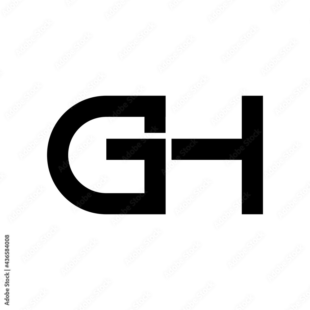 Illustration Vector Graphic of Modern GH Letter Logo. Perfect to use for Technology Company Illustration Vector Graphic of Modern GH Letter Logo. Perfect to use for Technology Company