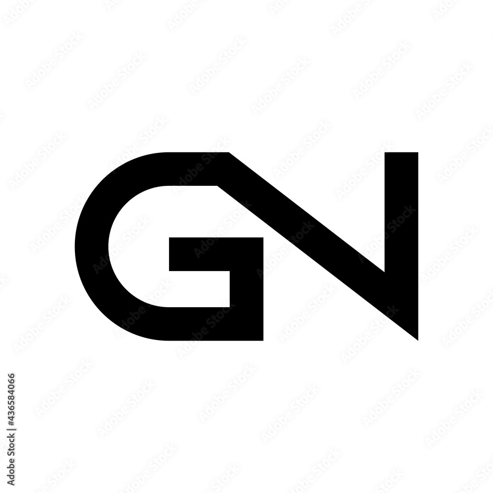 Illustration Vector Graphic of Modern GN Letter Logo. Perfect to use for Technology Company Illustration Vector Graphic of Modern GN Letter Logo. Perfect to use for Technology Company