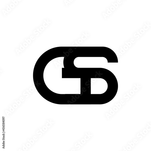 Free Download Illustration Vector Graphic of Modern GS Letter Logo. Perfect to use for Technology Company - GFXLoad