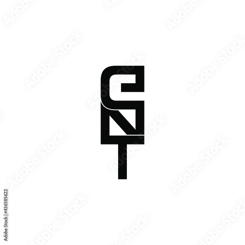 ent letter original monogram logo design