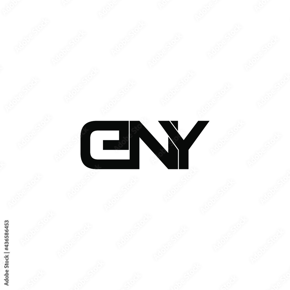 eny letter original monogram logo design eny letter original monogram logo design