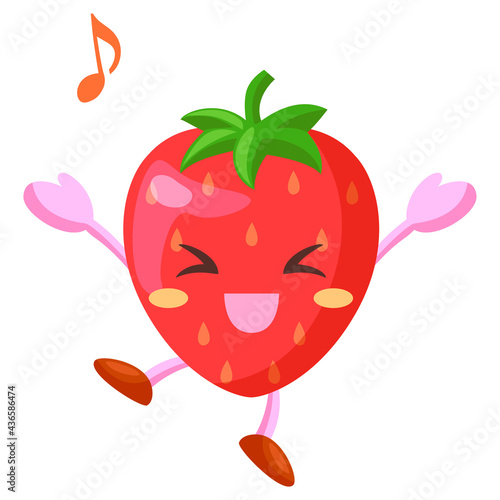 喜ぶいちごのキャラクター