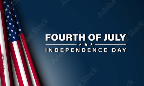 United States Independence Day Background Design. Fourth of July.