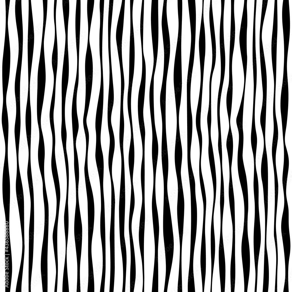 Fototapeta premium Simple and seamless striped pattern in vector material,