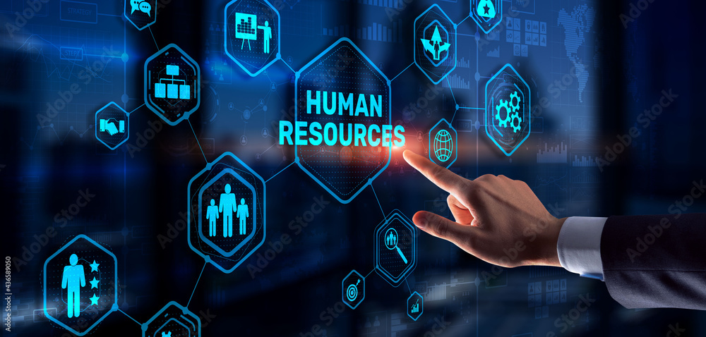Modern Human Resources Hiring Job Occupation Concept. Business Technology Modern Human Resources Hiring Job Occupation Concept. Business Technology