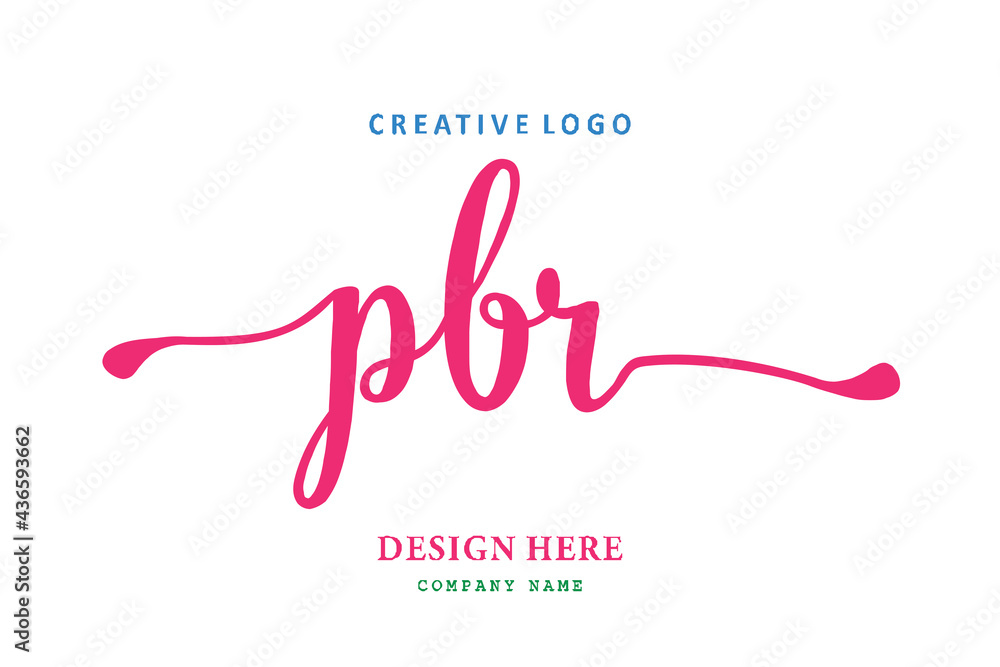 PBR lettering logo is simple, easy to understand and authoritative PBR lettering logo is simple, easy to understand and authoritative