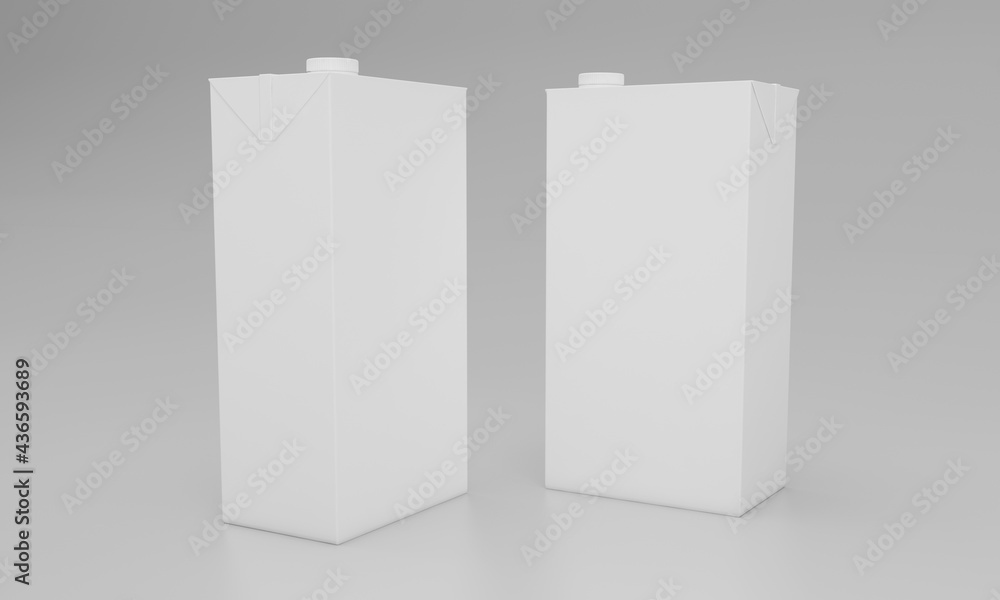 Milk Pack Packaging Packet Design 3D Rendered Milk Pack Packaging Packet Design 3D Rendered