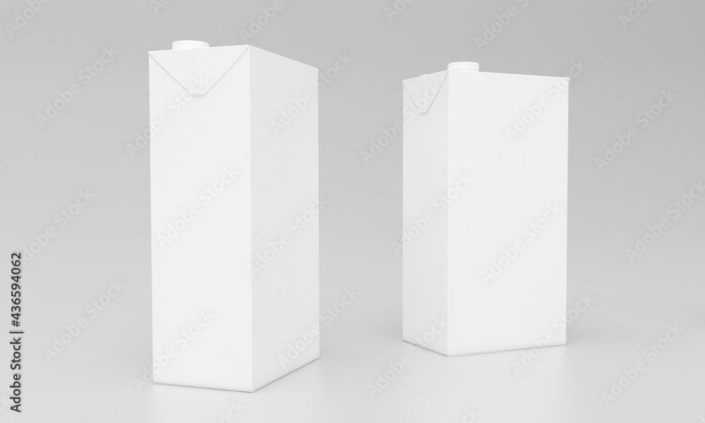 Milk Pack Packaging Packet Design 3D Rendered Milk Pack Packaging Packet Design 3D Rendered