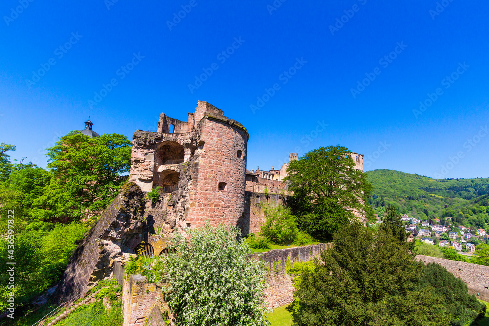 Heidelberg Castle in Heidelberg, Germany.