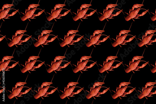 Seamless pattern with red c...