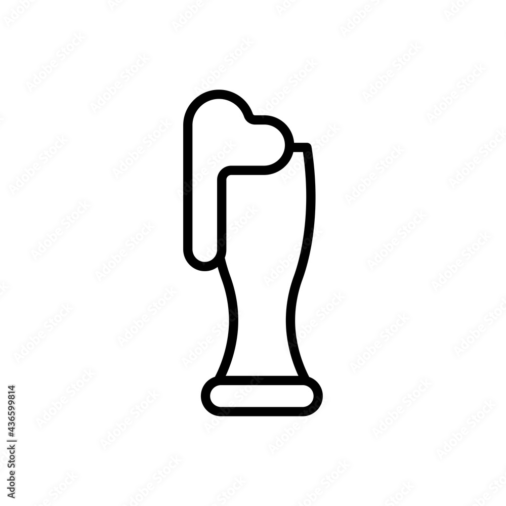 Alcohol drink, beer line icon. Drink abstract concept. Trendy flat style isolated symbol, can be used for: illustration, outline, logo, mobile, app, emblem, design, web, ui, ux, gui. Vector EPS 10 Alcohol drink, beer line icon. Drink abstract concept. Trendy flat style isolated symbol, can be used for: illustration, outline, logo, mobile, app, emblem, design, web, ui, ux, gui. Vector EPS 10