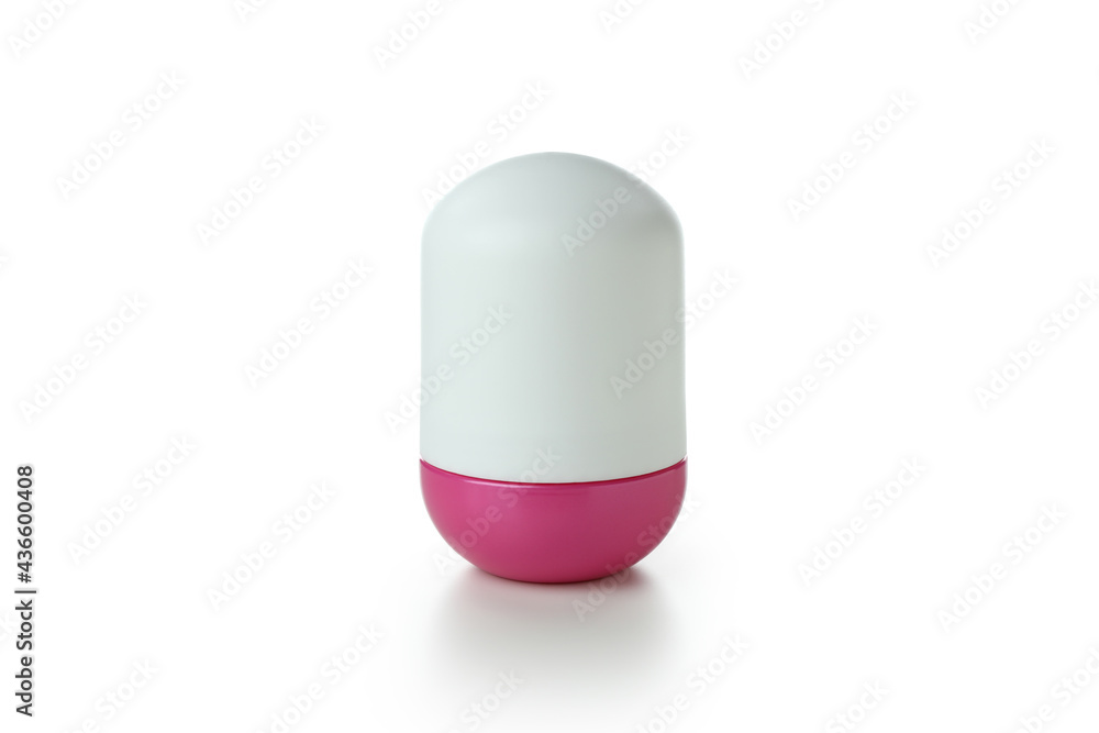 Blank roll-on deodorant isolated on white background Blank roll-on deodorant isolated on white background