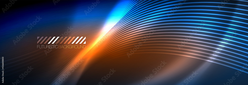 Neon dynamic beams vector abstract wallpaper background. Wallpaper background, design templates for business or technology presentations, internet posters or web brochure covers Neon dynamic beams vector abstract wallpaper background. Wallpaper background, design templates for business or technology presentations, internet posters or web brochure covers